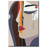 Painting by Numbers Art Geometric Abstract Figures I